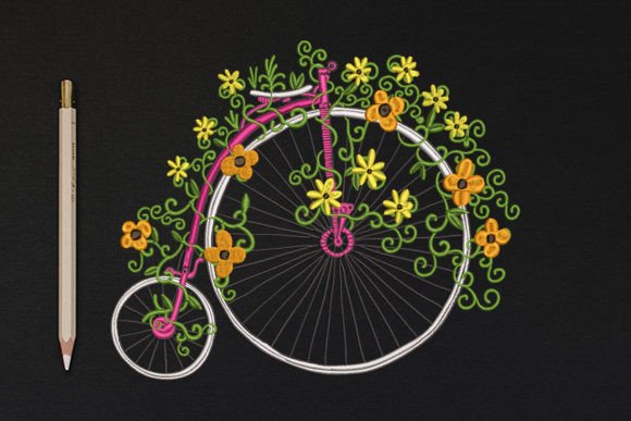 Bicycle Floral: A Seasonal Embroidery Review