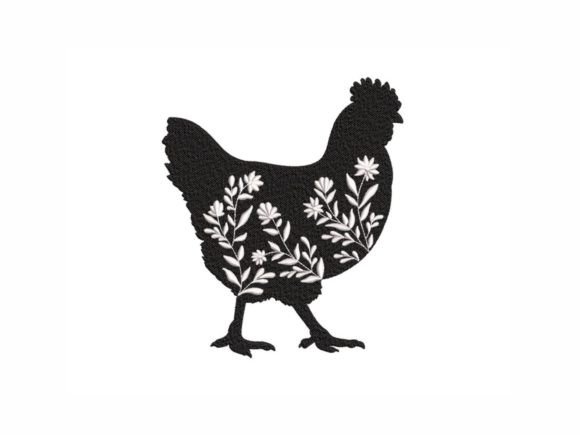 Floral Chicken: A Whimsical Holiday Embroidery Review