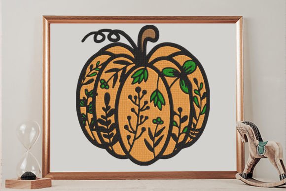 Review: Decorative Floral Pumpkin for Fall Embroidery