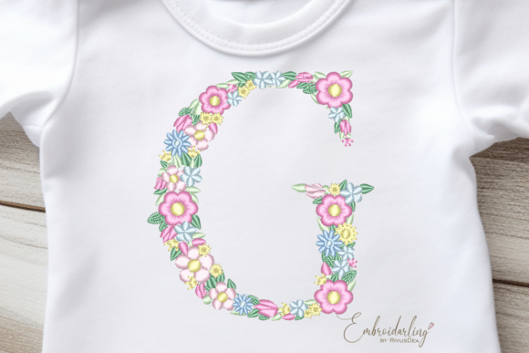Review: Floral Letter G Machine Embroidery for Gifts