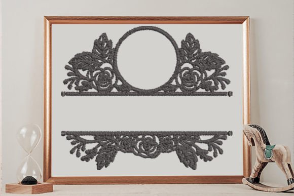 Review: Floral Split Monogram Frame for Embroidery