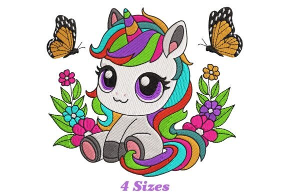 Review: Floral Unicorn with Butterfly Embroidery