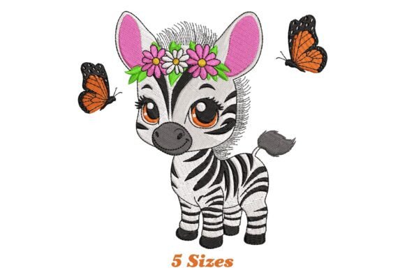 Review: Floral Zebra with Butterfly Design