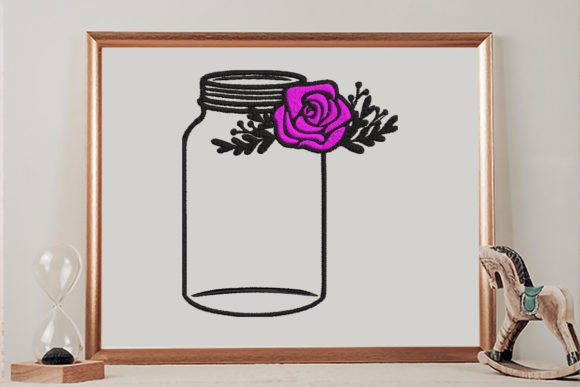 Reviewing Floral Mason Jar for Boutique Apparel