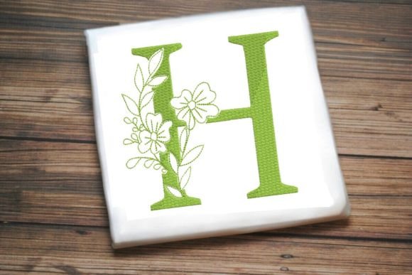 Reviewing H Floral Monogram for Boutique Sweatshirts