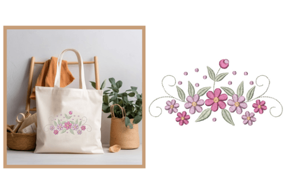 Reviewing Swirly Flowers Embroidery Designs