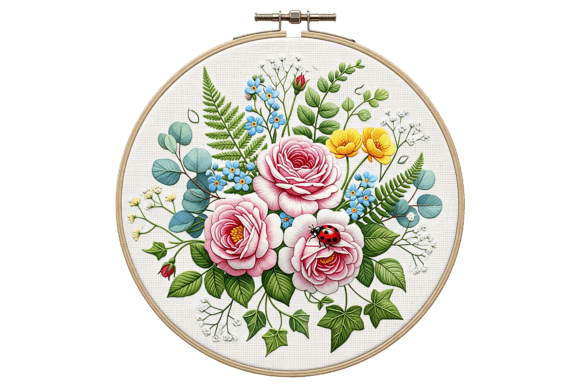 Reviewing the Oval Embroidery Hoop with Vintage Floral